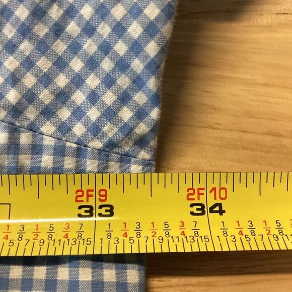 Men’s Ralph Lauren Big & Tall Gingham Plaid Long Sleeved Button Down - 4XB - Picture 7 of 8